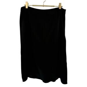 Y2K Deadstock Anne Klein Satin Slip Skirt NWT Flowy Casual Women’s 10